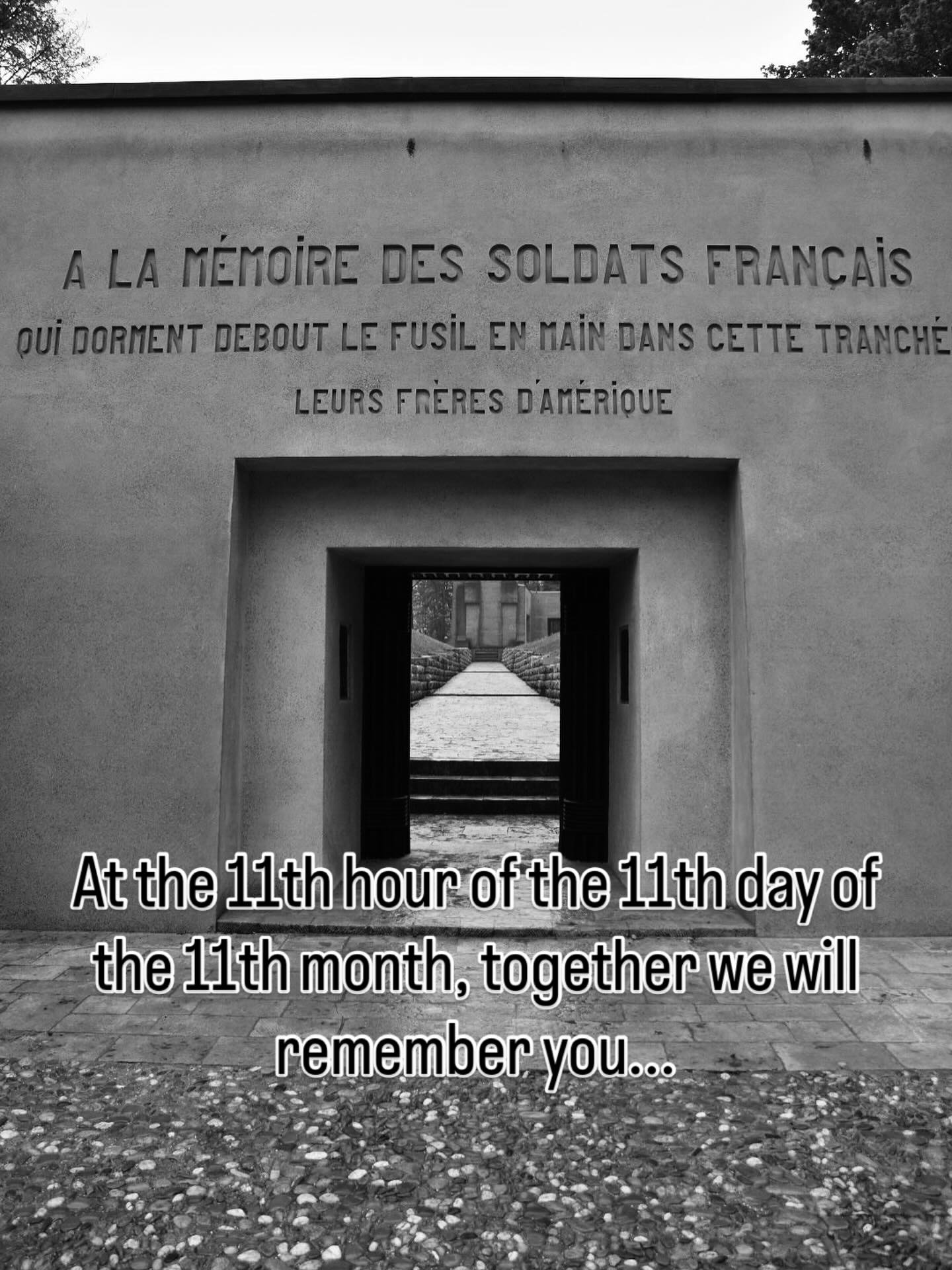 At the 11th hour of the 11th day of the 11th month, together we will remember you... #ww1 #1918 #peace