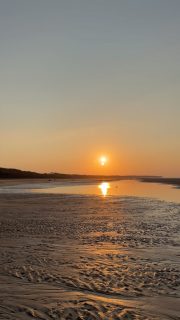 Sunset at Omaha Beach - Colleville sur Mer in front of Wn61 and Wn62
#omahabeach #normandy #france #ww2history #neverforget