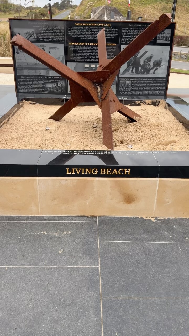 NCDU Memorial at Omaha Beach
#omahabeach #normandy #ww2history #neverforget